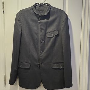 John Varvatos LUXE Utility Jacket in Gray Size 42